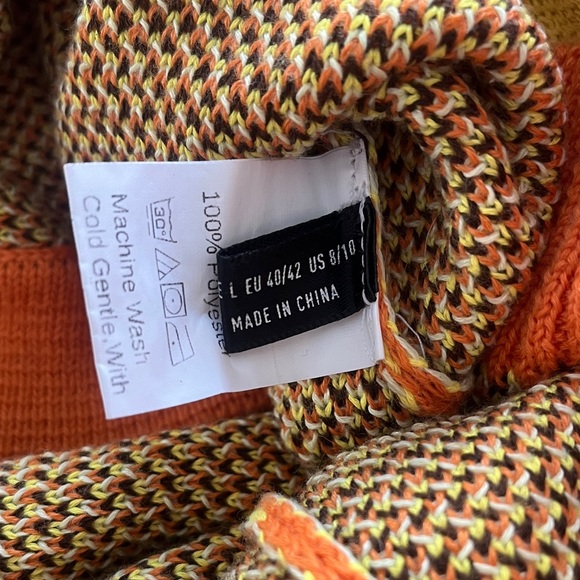 SHEIN Colorful Button-Up Cropped Cardigan Size 8/10 - Picture 8 of 8